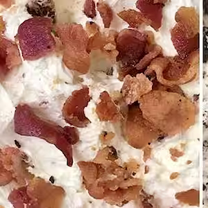 Bagel with Bacon Cream Cheese Spread