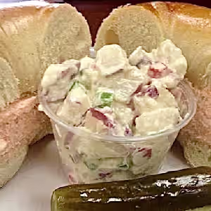 Baked Salmon Salad Sandwich