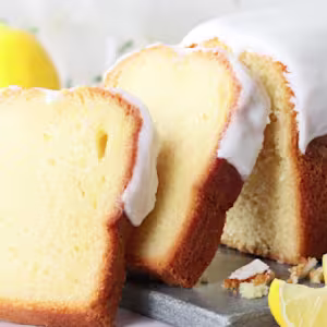 Iced Lemon Pound Cake