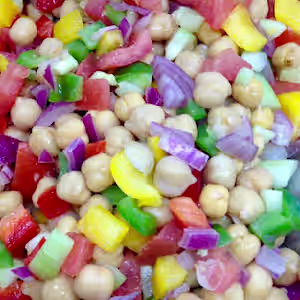 Israeli Chickpea Salad