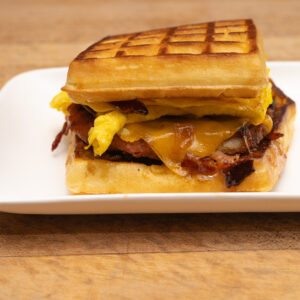 New! The Waffle Cluckin’ Sandwich